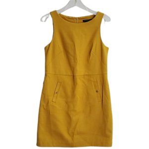 Bright Banana Republic Yellow Spring Office Party Dress